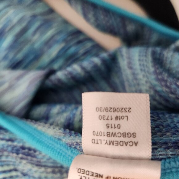 Womens Racerback Athletic Tank Top Small By Academy Ltd Shirt Blue Green - Picture 5 of 11